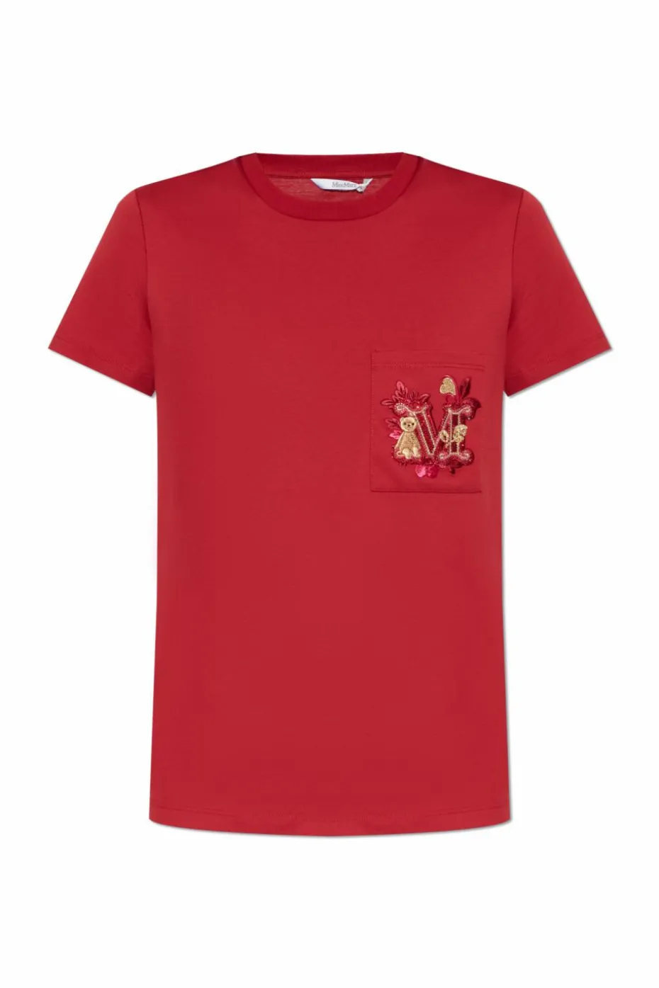 Max Mara CZERWONY T-shirt `Nunzio`