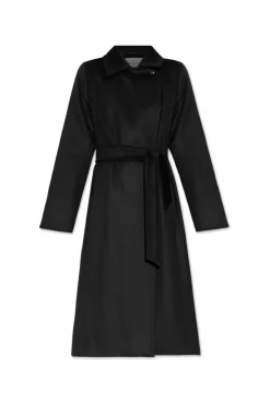 Max Mara GRANATOWY Płaszcz `Manuela`
