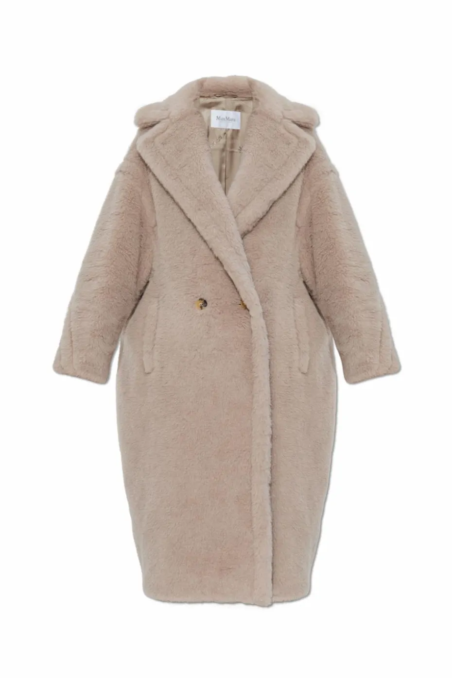 Max Mara SZARY Wełniany płaszcz `Tedgirl`