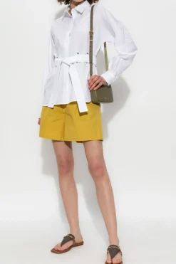 Max Mara ŻÓŁTY Szorty ‘Haway’