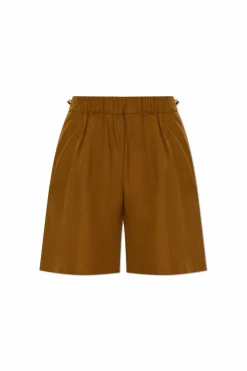 Max Mara ZIELONY Szorty z kieszeniami