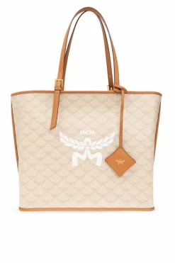 MCM beżowy Torba ‘Himmel Medium’ typu ‘shopper’
