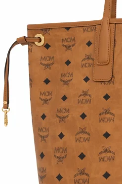 MCM BRĄZOWY Dwustronna torba ‘Liz’ typu ‘shopper’