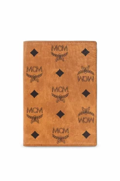 MCM BRĄZOWY Etui na paszport