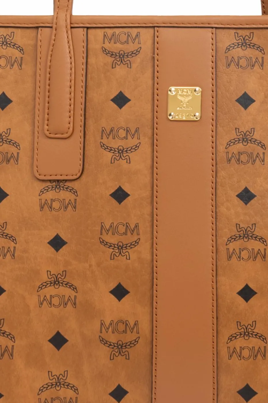 MCM BRĄZOWY Torba typu `shopper