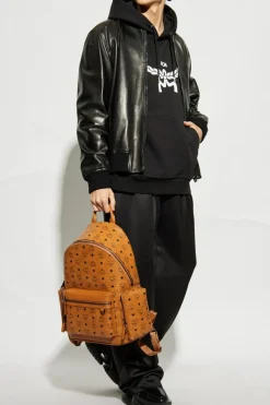 MCM CZARNY Bluza z kapturem