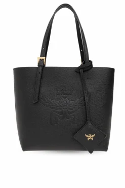 MCM CZARNY Torba ‘Himmel Mini’ typu ‘shopper’