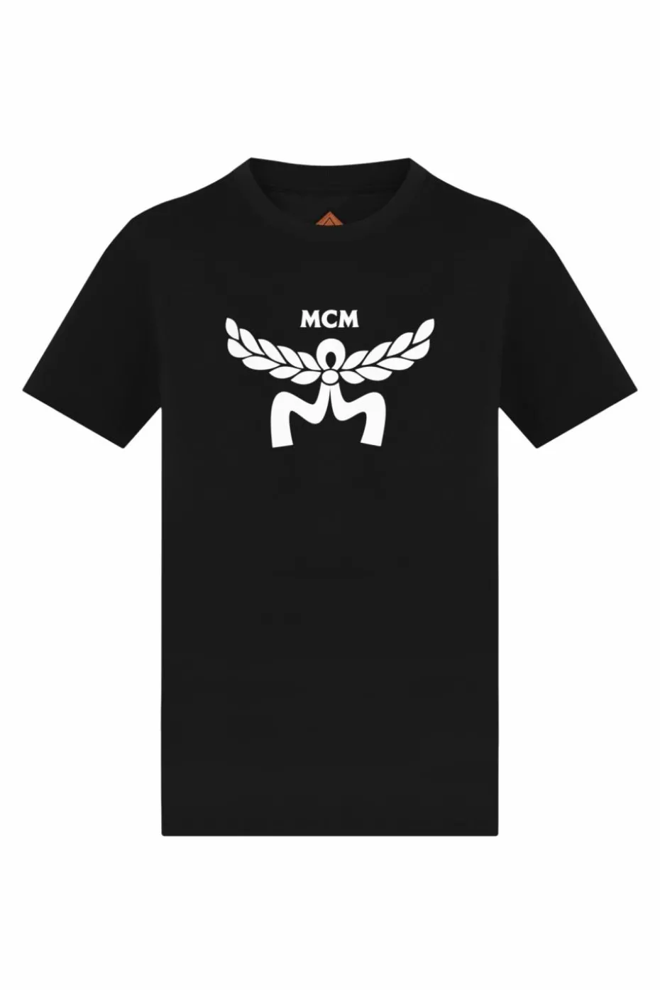 MCM CZARNY T-shirt z nadrukiem