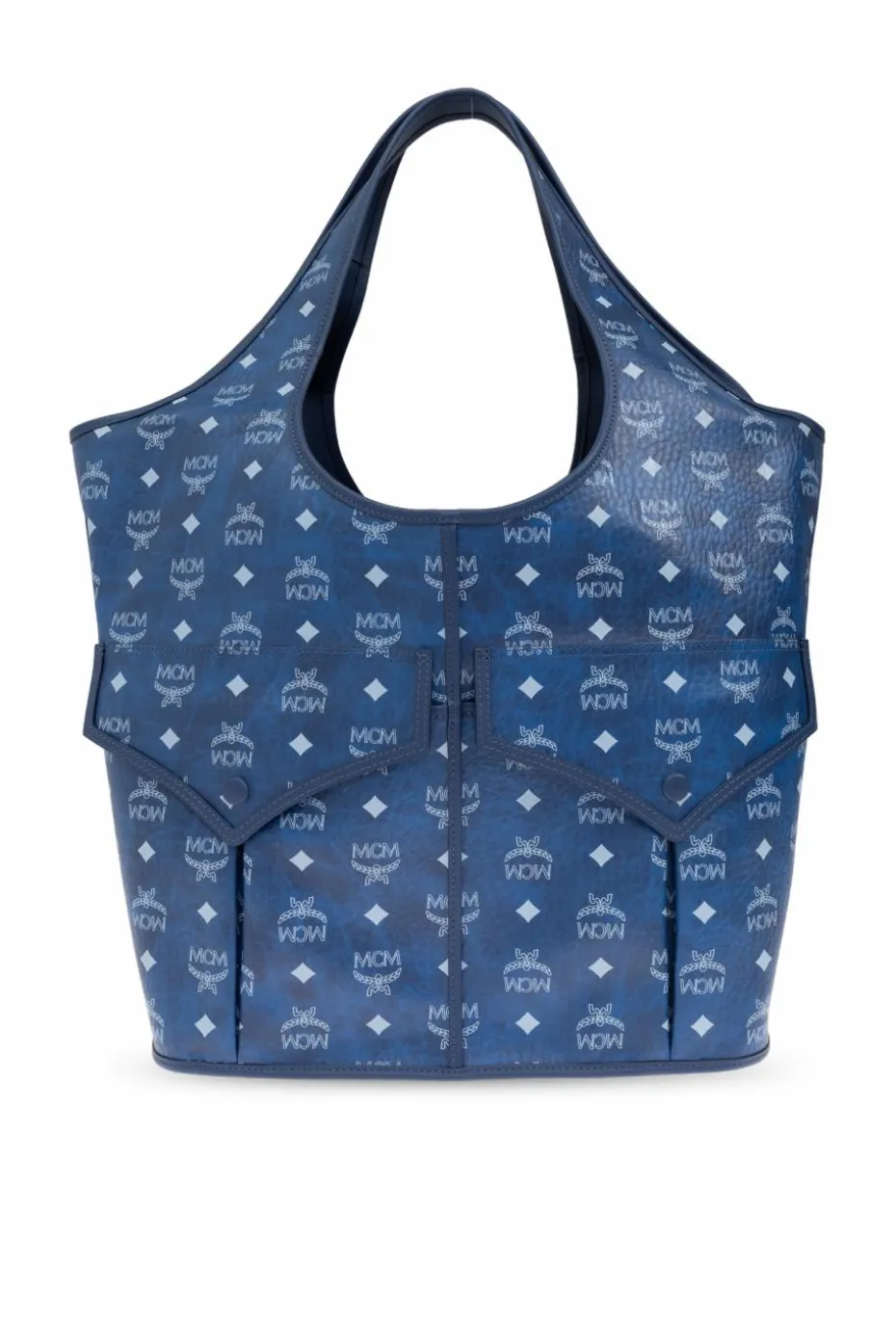 MCM NIEBIESKI Torba typu `shopper`