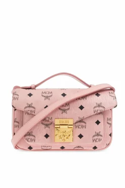 MCM RÓŻOWY Torba do ręki `Tracy Medium`