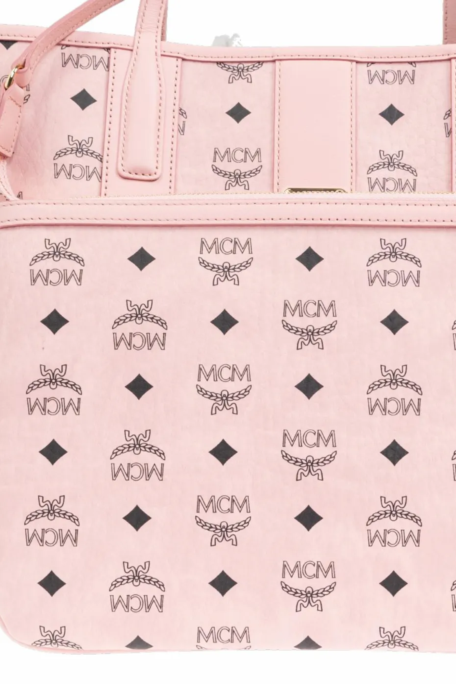 MCM RÓŻOWY Torba `Liz Medium` typu `shopper`