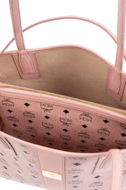 MCM RÓŻOWY Torba `Liz Medium` typu `shopper`