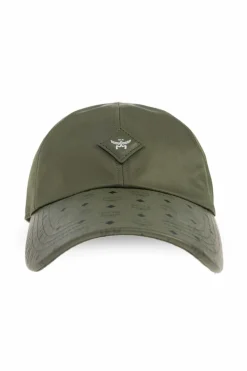 MCM ZIELONY `Czapka z daszkiem z logo