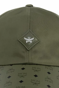 MCM ZIELONY `Czapka z daszkiem z logo