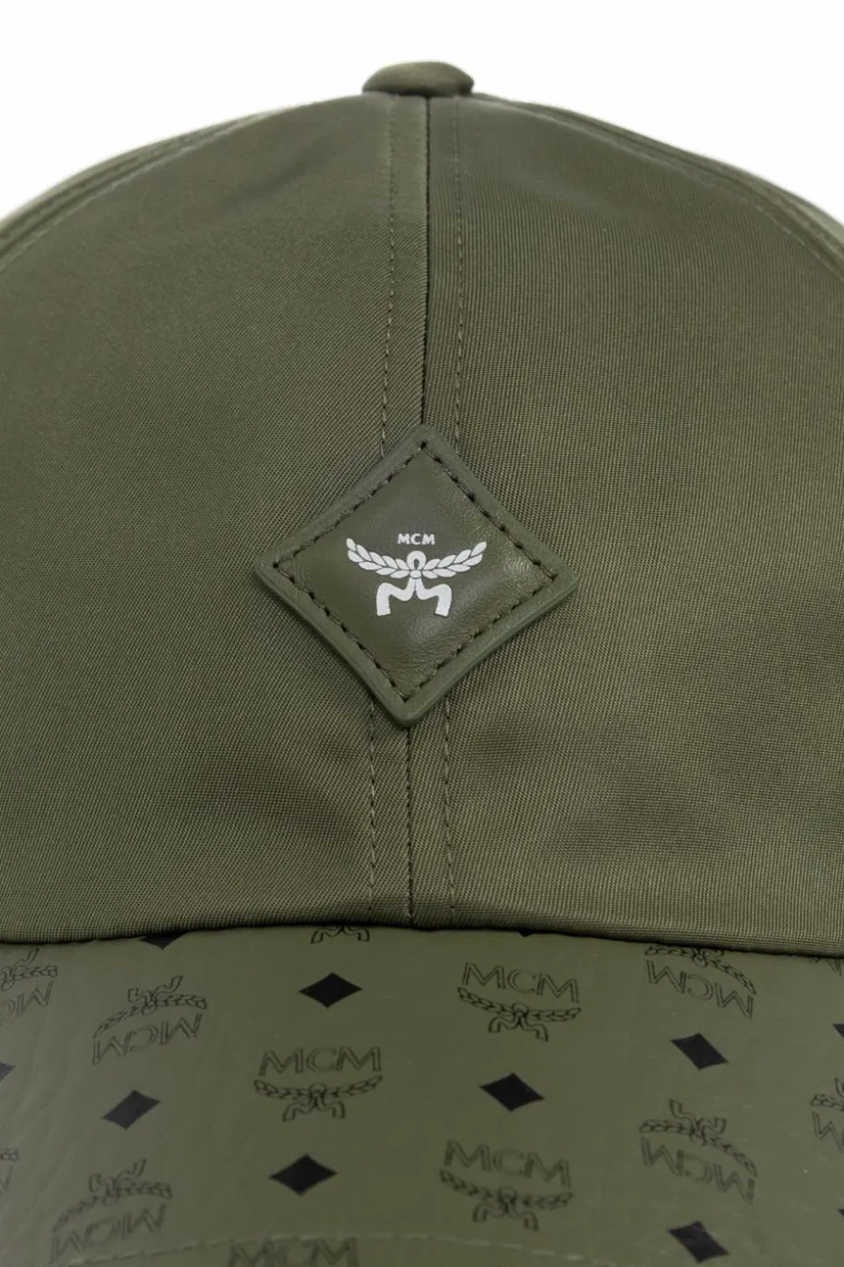 MCM ZIELONY `Czapka z daszkiem z logo