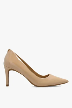 Michael Michael Kors beżowy Lakierowane buty na obcasie ‘Alina’