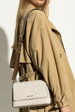 Michael Michael Kors BIAŁY Torba na ramię `Nessa Small`