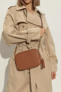 Michael Michael Kors BRĄZOWY Torba na ramię ‘Jet Set’