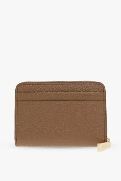 Michael Michael Kors BRĄZOWY Skórzany portfel