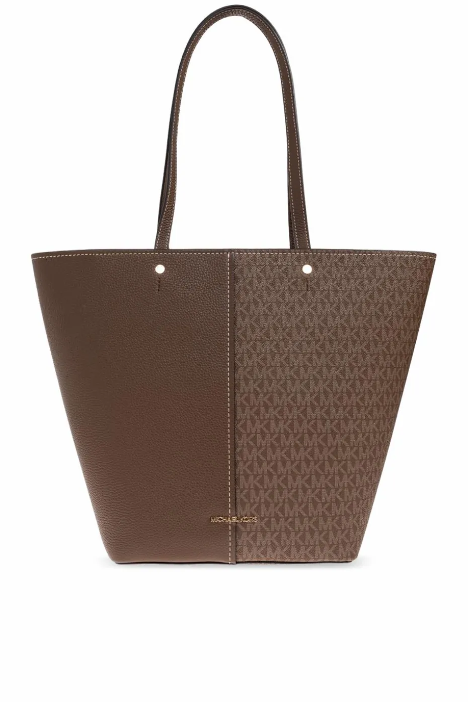 Michael Michael Kors BRĄZOWY Torba `Flora` typu `shopper`