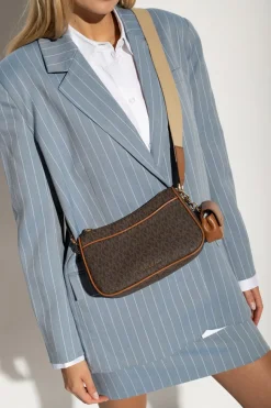 Michael Michael Kors BRĄZOWY Torba na ramię ‘Jet Set Medium’