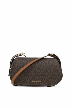Michael Michael Kors BRĄZOWY Torba na ramię `Lydia Small`