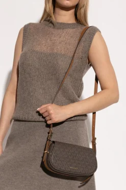 Michael Michael Kors BRĄZOWY Torba na ramię `Lydia Small`