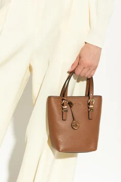 Michael Michael Kors BRĄZOWY Torba do ręki `Quinn`