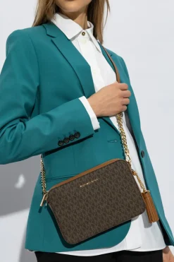 Michael Michael Kors BRĄZOWY Torba na ramię ‘Jet Set'