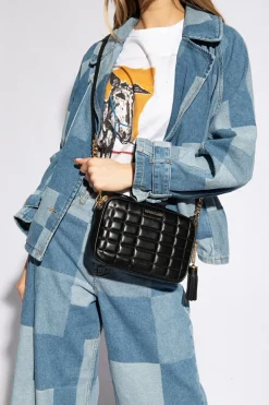 Michael Michael Kors CZARNY Pikowana torba na ramię