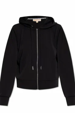 Michael Michael Kors CZARNY Bluza z kapturem