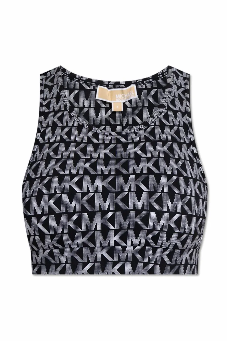 Michael Michael Kors CZARNY Krótki top treningowy