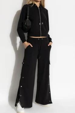 Michael Michael Kors CZARNY Spodnie typu `cargo`
