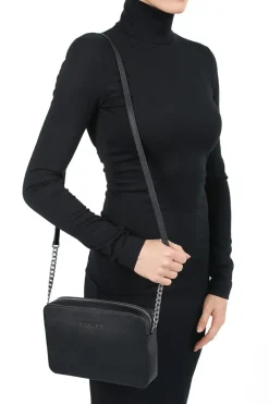 Michael Michael Kors CZARNY TORBA NA RAMIĘ 'JET SET TRAVEL'