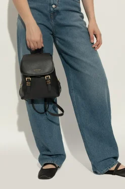 Michael Michael Kors CZARNY Plecak `Quinn`