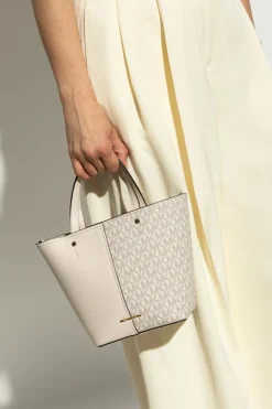 Michael Michael Kors kremowy Torba do ręki `Flora Small`