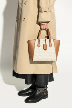 Michael Michael Kors kremowy Torba na ramię `Taryn`