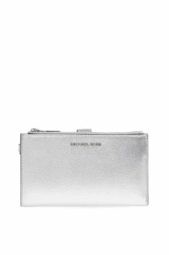Michael Michael Kors SREBRNY Portfel `Jet Set`