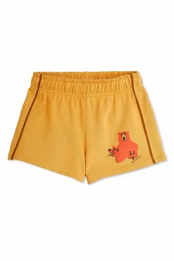 Mini Rodini beżowy Szorty z nadrukiem