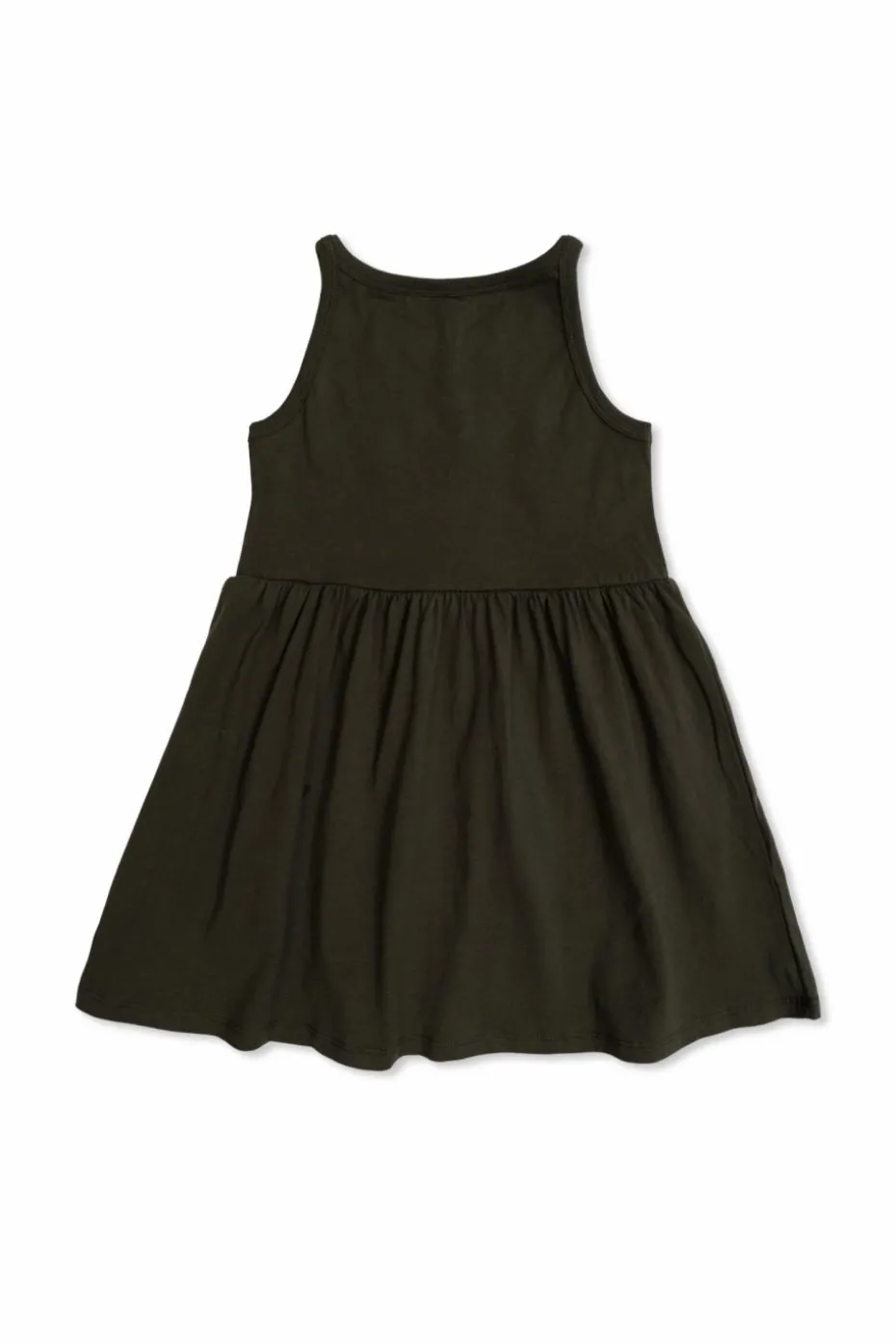 Mini Rodini CZARNY Bawełniana sukienka bez rękawów