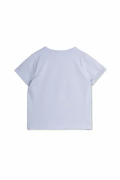 Mini Rodini FIOLETOWY T-shirt z nadrukiem