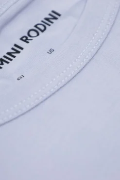 Mini Rodini FIOLETOWY T-shirt z nadrukiem