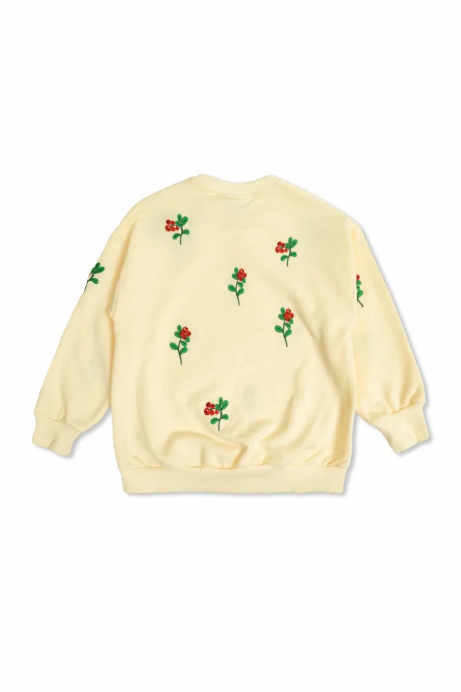 Mini Rodini kremowy Bluza z logo