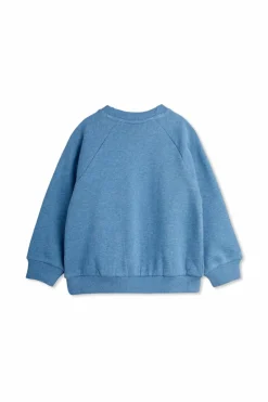 Mini Rodini NIEBIESKI Bluza z nadrukiem