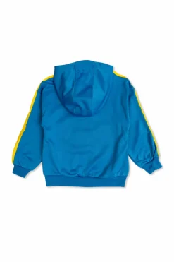 Mini Rodini NIEBIESKI Bluza z kapturem