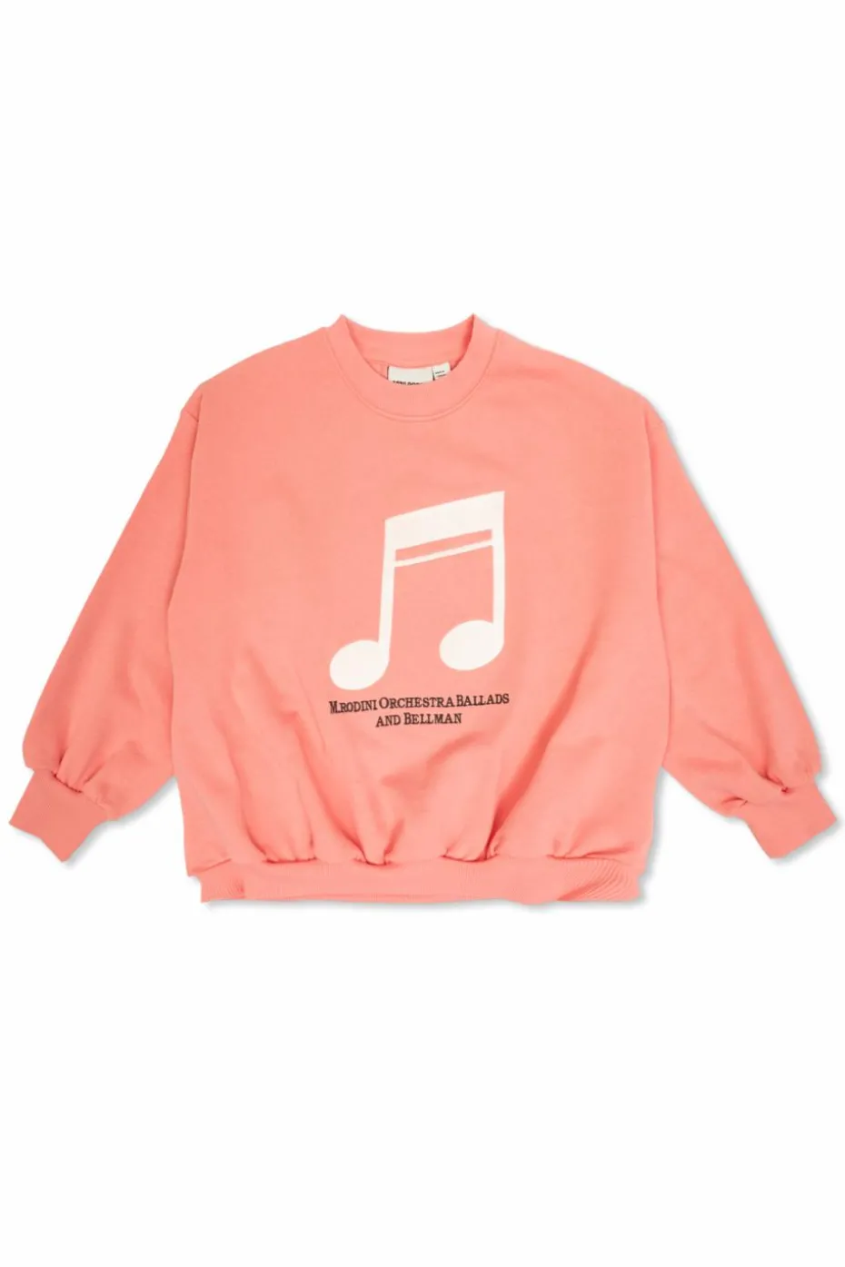 Mini Rodini RÓŻOWY Bluza z wyszyciem