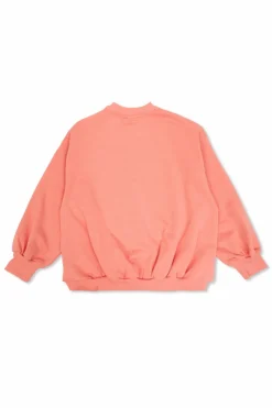 Mini Rodini RÓŻOWY Bluza z wyszyciem