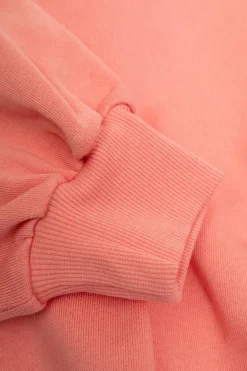 Mini Rodini RÓŻOWY Bluza z wyszyciem