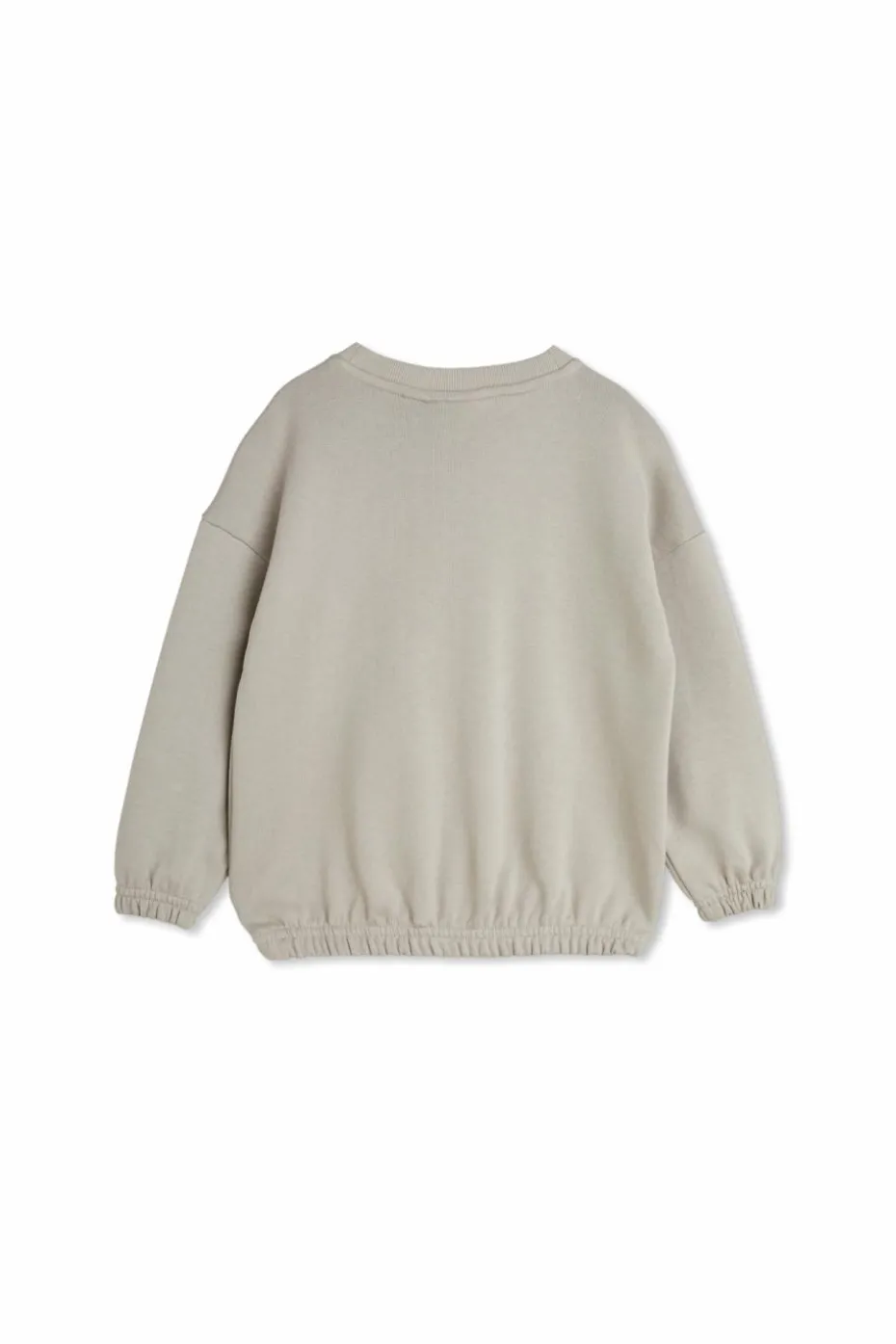 Mini Rodini SZARY Bluza z nadrukowanym logo