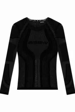MISBHV CZARNY Top z logo